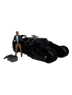 Vehículo Tumbler With Lucuis Fox (The Dark Knight) (Gold Label) Dc Multiverse