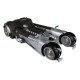 Vehículo White Knight Batmobile (Gold Label) 18 Cm Dc Multiverse