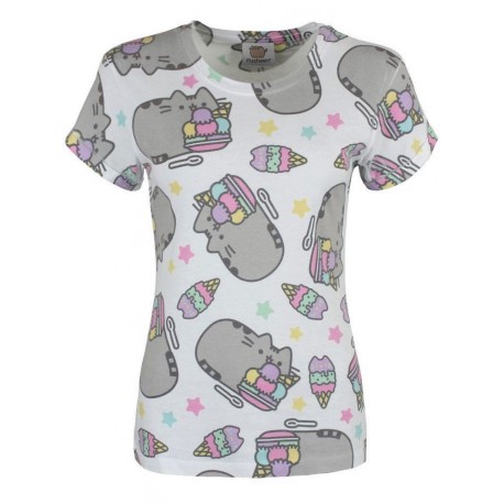 Camiseta chica Pusheen Ice Cream