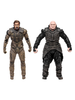 Figuras Gurney Halleck & Rabban 18 Cm Dune: Parte Dos