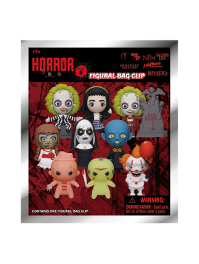 Warner Brothers Colgantes PVC 3D Horror Series 8 Expositor (24)