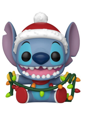 Disney Figura POP! Vinyl Holiday Stitch w/Lights 9 cm