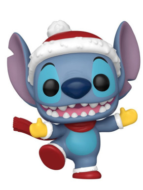 Disney Figura POP! Vinyl Holiday Stitch w/Hat 9 cm