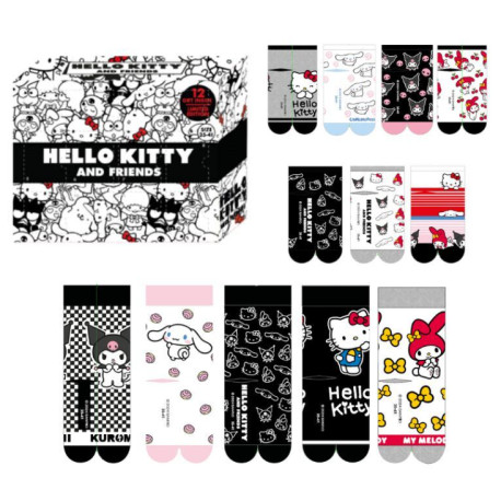 Set 12 Calcetines Hello Kitty