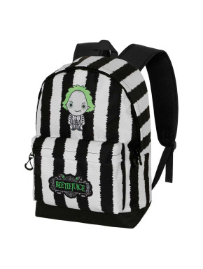 Bitelchús / Beetlejuice Stripes Mochila HS FAN 2.2, Blanco