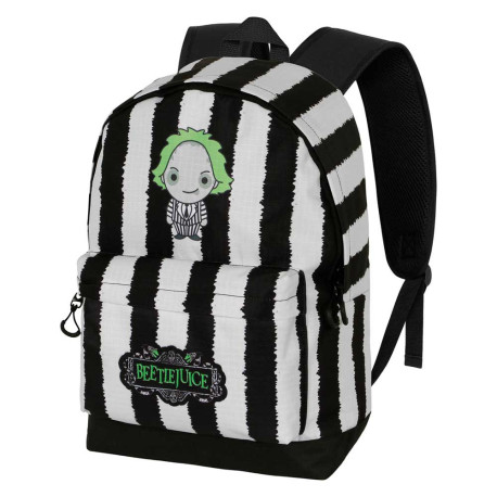 Bitelchús / Beetlejuice Stripes Mochila HS FAN 2.2, Blanco