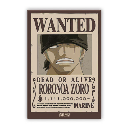 ONE PIECE - Standard Magnet - Wanted Zoro