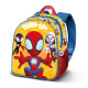 Mochila 3D Elite Amarillo Marvel Spiderman Team-up