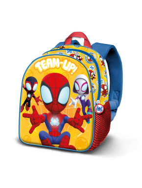 Mochila 3D Elite Amarillo Marvel Spiderman Team-up