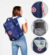 Mochila Mercury Viaje Cabina Avión Azul Marvel Capitán América Gears