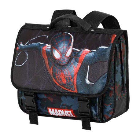 Mochila Cartable 2.0 Negro Marvel Spiderman Miles