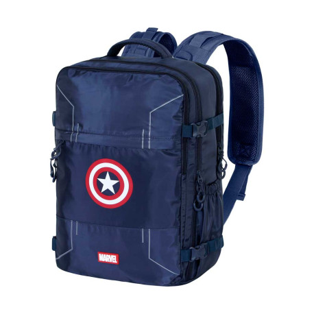 Mochila de Viaje Mercury Grande Azul Marvel Capitán América Gears