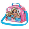 Bolsa Portamerienda 3D Rosa Barbie Rainbow