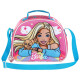 Bolsa Portamerienda 3D Rosa Barbie Rainbow