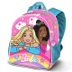 Mochila 3D Pequeña Rosa Barbie Rainbowy