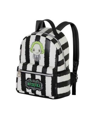 Mochila Heady Blanco Bitelchús / Beetlejuice Stripes