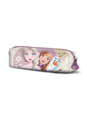 Estuche Portatodo Cuadrado Blanco Disney Frozen 2 Snow