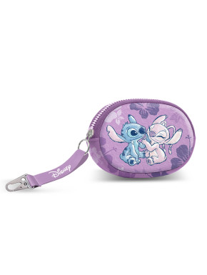 Monedero Pill Rosa Disney Lilo y Stitch Stitch & Angel