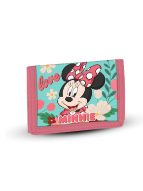 Billetero Velcro Minnie Mouse Garden Green Disney