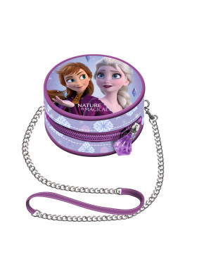 Mini Bolso con Cadena Redondo Malva Disney Frozen 2 Admiration