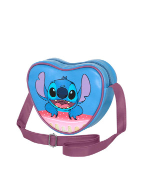 Bolso Corazón Casual Azul Lilo y Stitch Cake Disney