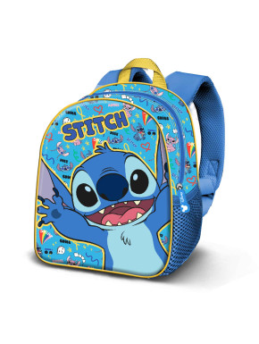 Mochila 3D Elite Azul Disney Lilo y Stitch Hello