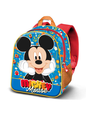 Mochila 3D Elite Azul Disney Mickey Mouse Glad