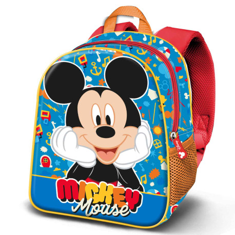 Mochila 3D Elite Azul Disney Mickey Mouse Glad