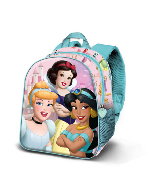 Mochila 3D Elite Rosa Disney Princesas Strong