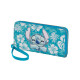 Billetero Essential Azul Disney Lilo y Stitch Aloha