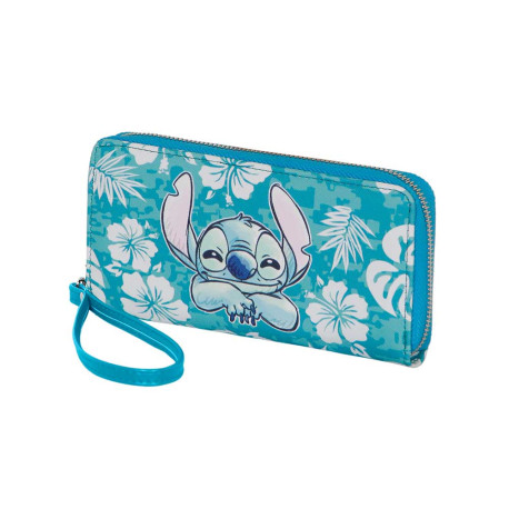 Billetero Essential Azul Disney Lilo y Stitch Aloha