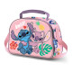 Bolsa Portamerienda 3D Rosa Lilo y Stitch Island Disney