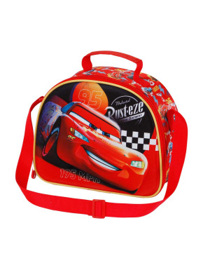 Bolsa Portamerienda 3D Rojo Cars 3 Bumper Disney