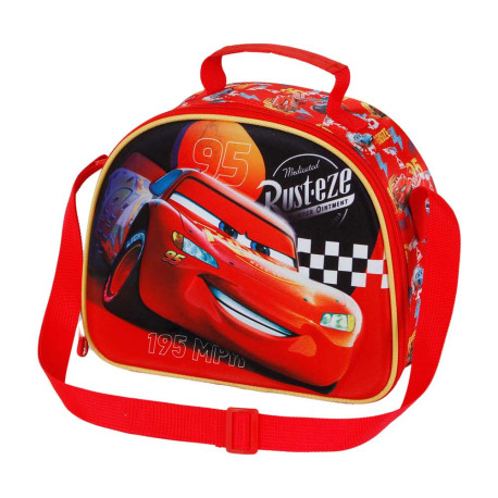 Bolsa Portamerienda 3D Rojo Cars 3 Bumper Disney