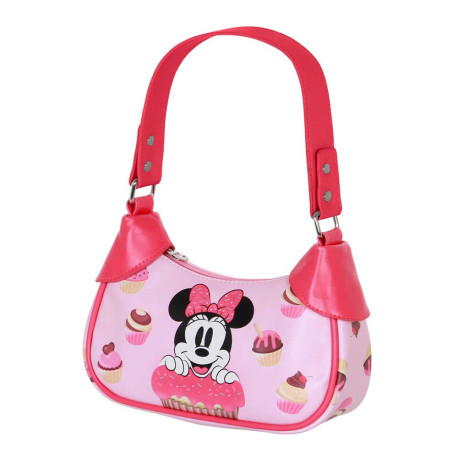 Bolso Fancy Casual Rosa Minnie Mouse Muffin Disney