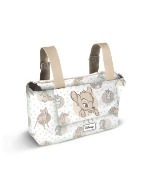 Bolso Organizador Carro Bebé Hamper Mommy Marrón Disney Bambi Tender