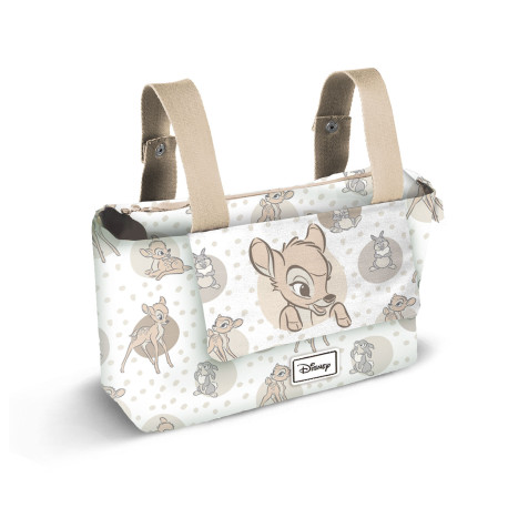 Bolso Organizador Carro Bebé Hamper Mommy Marrón Disney Bambi Tender