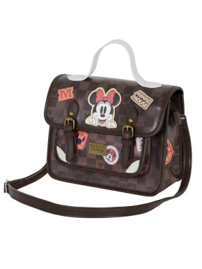 Bolso-Mochila Satchel Marrón Disney Minnie Mouse Journey