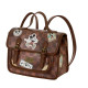 Bolso-Mochila Satchel Marrón Disney Mickey Mouse Journey