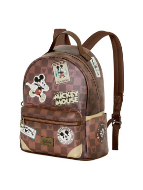 Mochila Heady Marrón Disney Mickey Mouse Journey