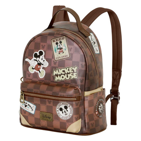 Mochila Heady Marrón Disney Mickey Mouse Journey