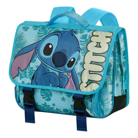 Mochila Cartable 2.0 Azul Disney Lilo y Stitch Cute