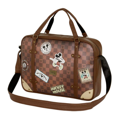 Bolso Ordenador Laptop Marrón Disney Mickey Mouse Journey