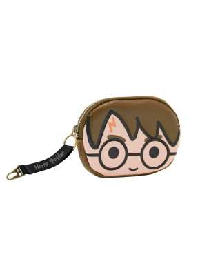 Monedero Pill Marrón Harry Potter Chibi