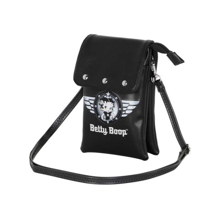 Bolso Móvil Negro Betty Boop Motor Love