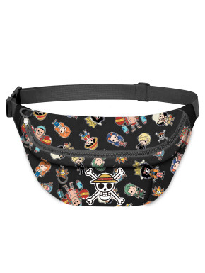 Riñonera Smart Marrón One Piece Skull