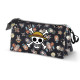 Estuche Portatodo Triple One Piece Skull