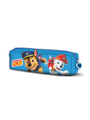 Estuche Portatodo Cuadrado Azul La Patrulla Canina Play