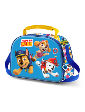 Bolsa Portamerienda 3D Azul La Patrulla Canina Play