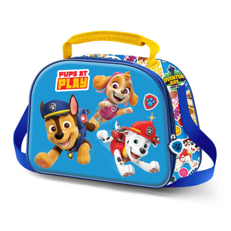 Bolsa Portamerienda 3D Azul La Patrulla Canina Play